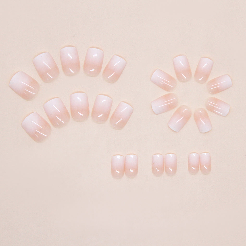 Milky Cloud – Sheer White Press-On Nails