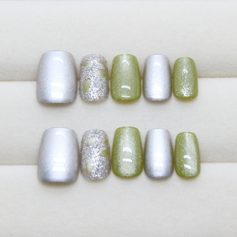 Green Pop – Fresh Green Press-On Nails