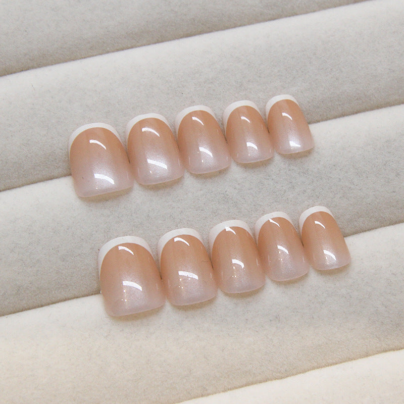 Elegant Sheer French – Classic French Tip Press-On Nails