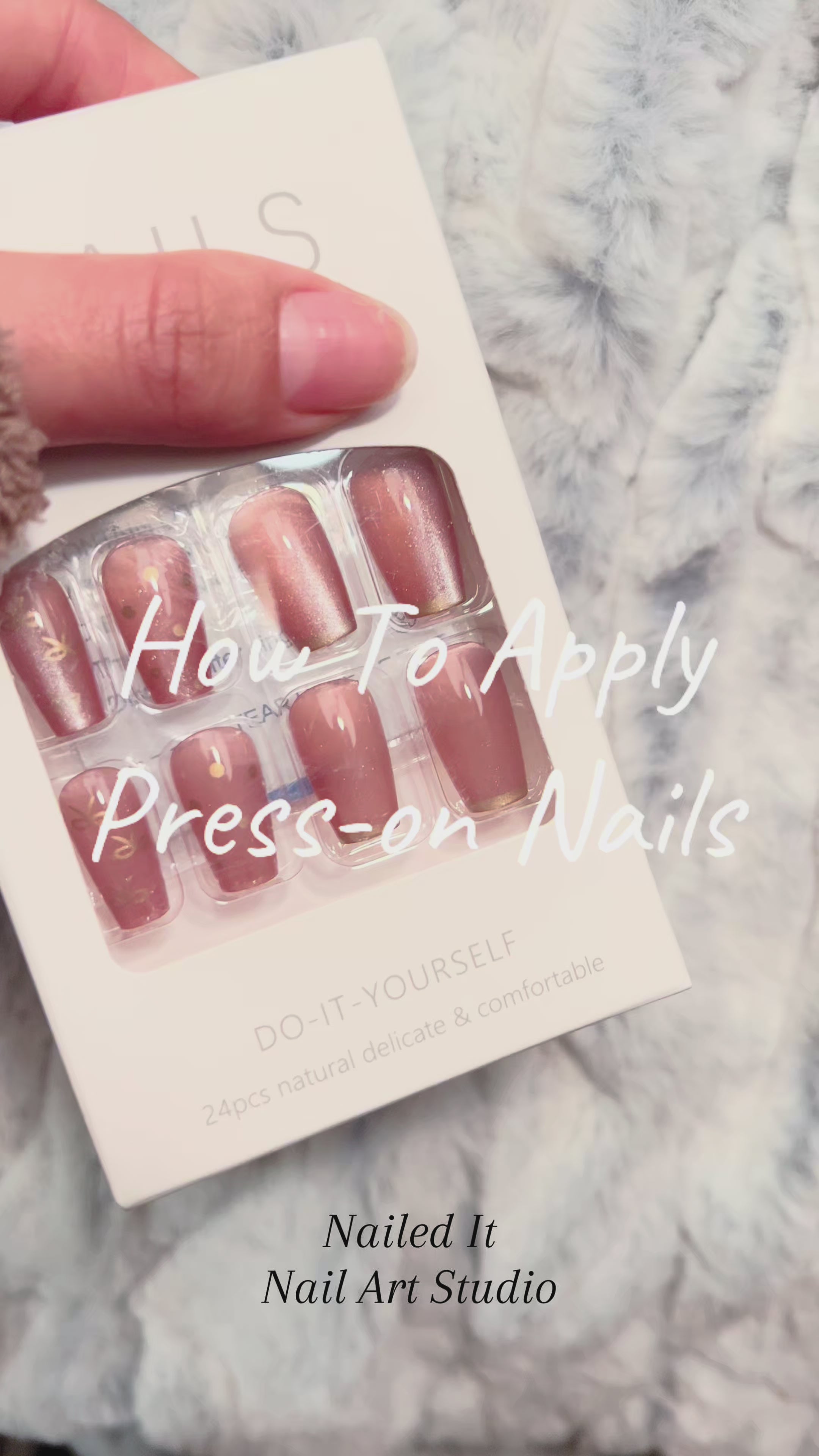 How to apply press-on nails